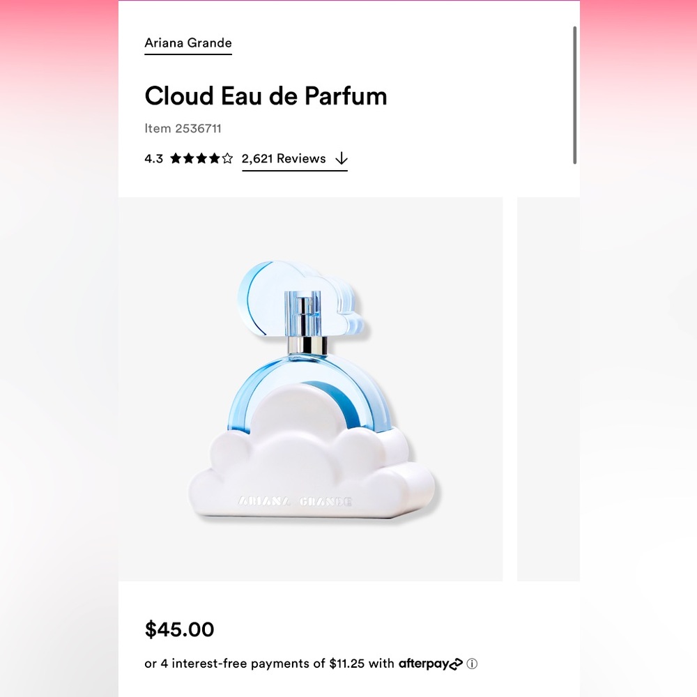 Ariana Grande Cloud Perfume 1oz